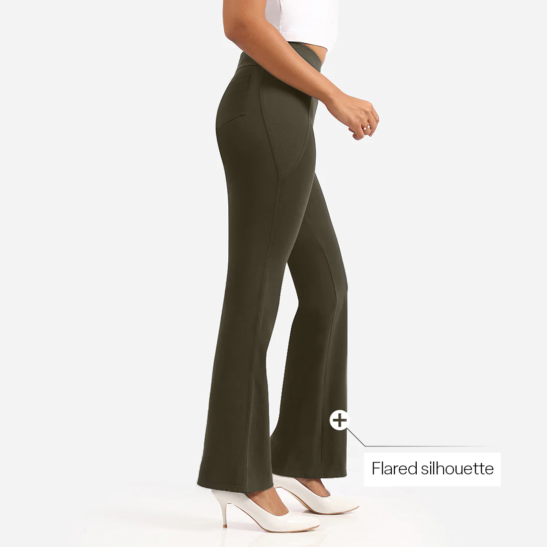 AM:PM Cotton Flare Pants - Image 165