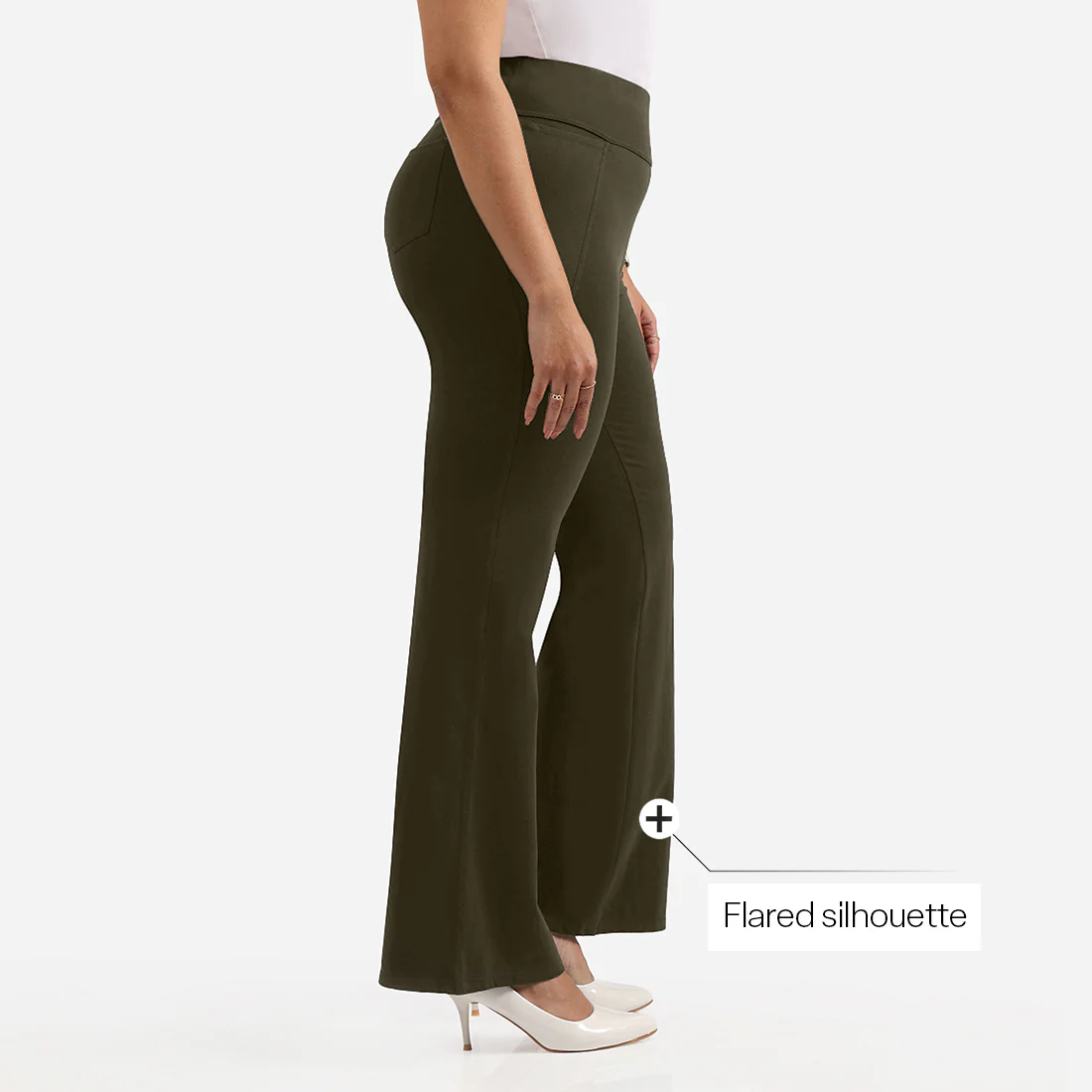AM:PM Cotton Flare Pants - Image 172